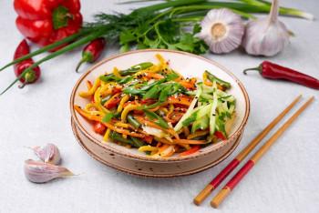 Удон с овощами